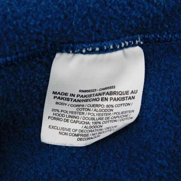 Nike Club Men Solid Teal Blue Pullover Hoodie Kangaroo Pouch Drawstring Size XXL - Picture 8 of 9